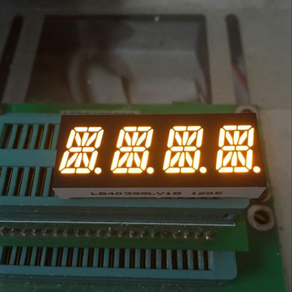 Cheap Three Digit Alphanumeric LED Display 20mA Current Consumption Through Hole Mounting Type Bright and Clear Display for sale