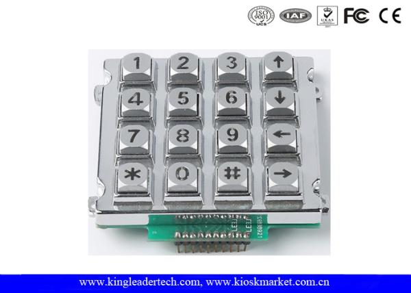 Cheap Control System Metal Industrial Numeric Keypad With / Without Backlight for sale