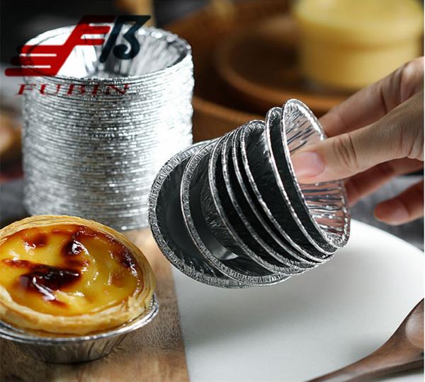 Cheap Baking Disposable Cupcake Liners Aluminum Foil Round for sale
