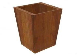 China Outdoor Indoor Nice Planter Corten ,Square Tapered Planter Multi Function on sale