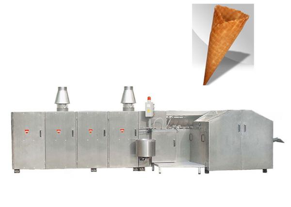 Cheap Ejection System Waffle Cone Production Line With 47 Baking Plates Nozzle Type for sale