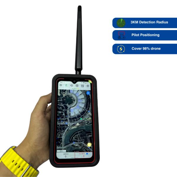 Cheap LZ001 Handheld Drone Detector: Compact, Precise Drone and Pilot Tracking with Passive Detection for sale