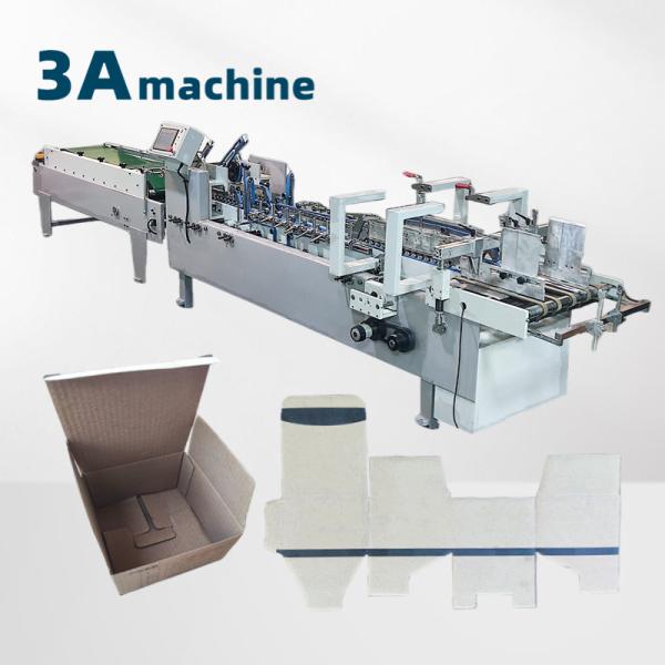 Cheap Mini PLC Controlled Folder Gluer Machine for Small Box Folding and Gluing Solutions for sale