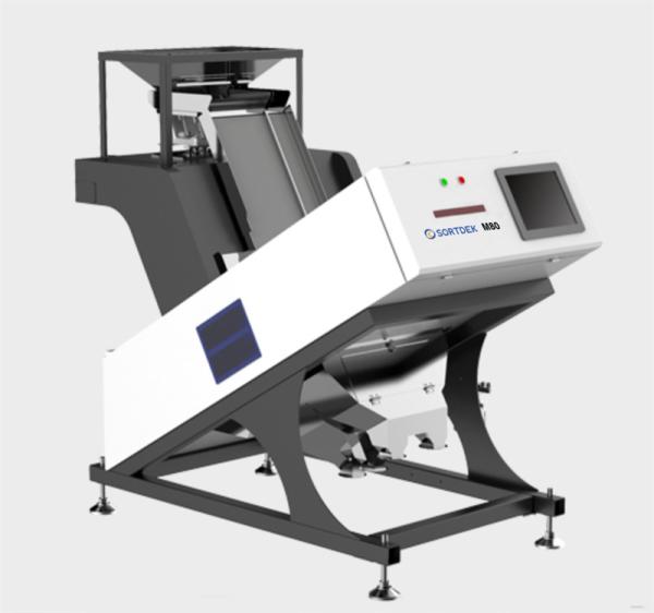 Cheap 0.8KW 80 Channels CCD Rice Color Sorter Double Sorting Mode for sale