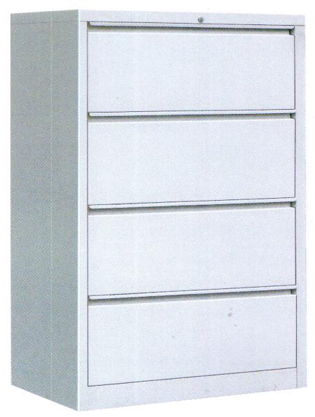 Cheap A1/A0 Format Lateral Four Drawer Metal Filing Cabinet Knockdown Design for sale