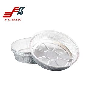 China Restaurant Kitchen 7 Inch Round Foil Pizza Pie Pan With Lid on sale