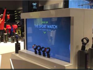 Best Shopping Interactive Showcase Interactive Store Displays Customized Color wholesale