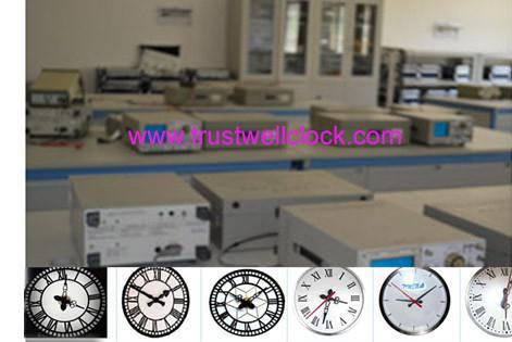 master clocks system and slave clocks based on GPS time signal receiver no time