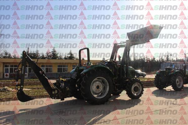 Cheap Tractor with Front End Loader for Loading Goods for sale