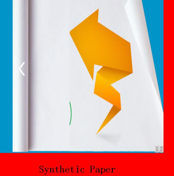 Cheap 150um PP synthetic paper matte surface both sides printable for sale