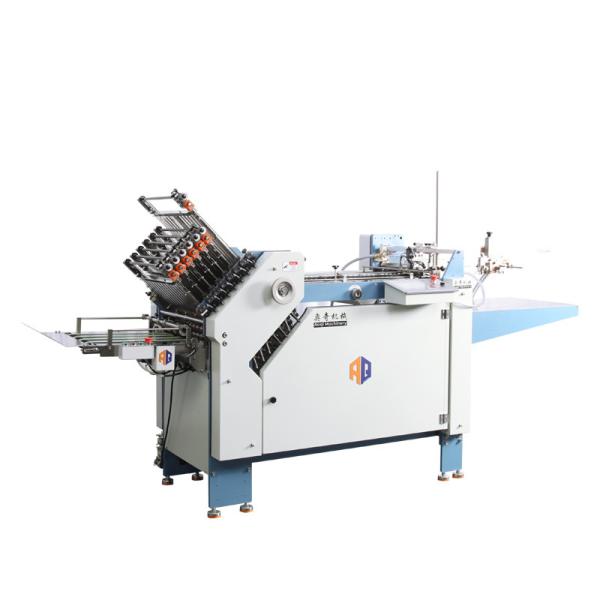Cheap Heavy Duty A4 Paper Folding Machine With Creasing Punching Slitting for sale
