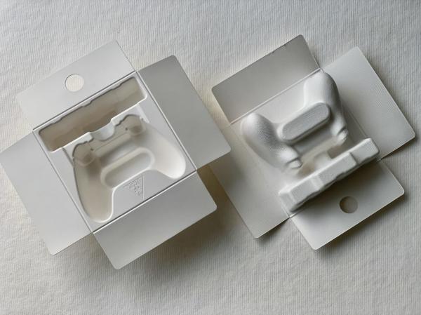 Cheap Smooth Rigid Molded Pulp Packaging For Game Controller Thermoformed for sale