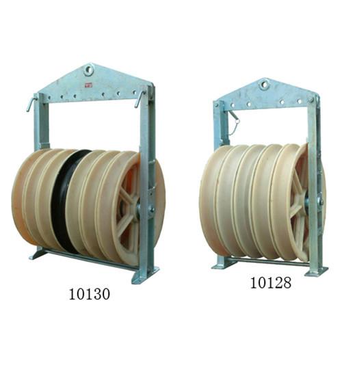 Cheap Large Diameter Wire Stringing Blocks With Three Wheels Transmission Parts for sale