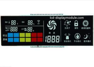 Best Black TN VA LCD Display Screen Red Color Segments With PIN 6 O'Clock Viewing Angle wholesale