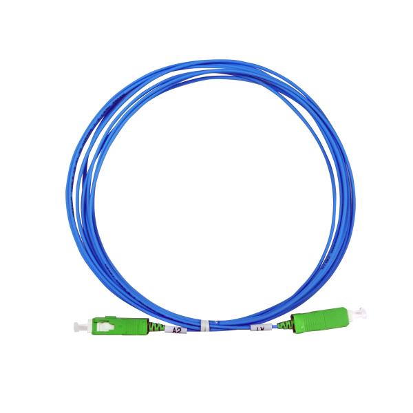 Cheap G657A2 Simplex Patch Cord LSZH PVC SC APC To SC APC 1550nm for sale