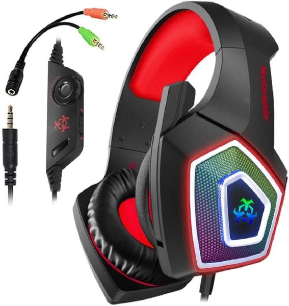 Cheap DC5V 117dB 2.2kohm Hunterspider V1 Gaming Headset for sale