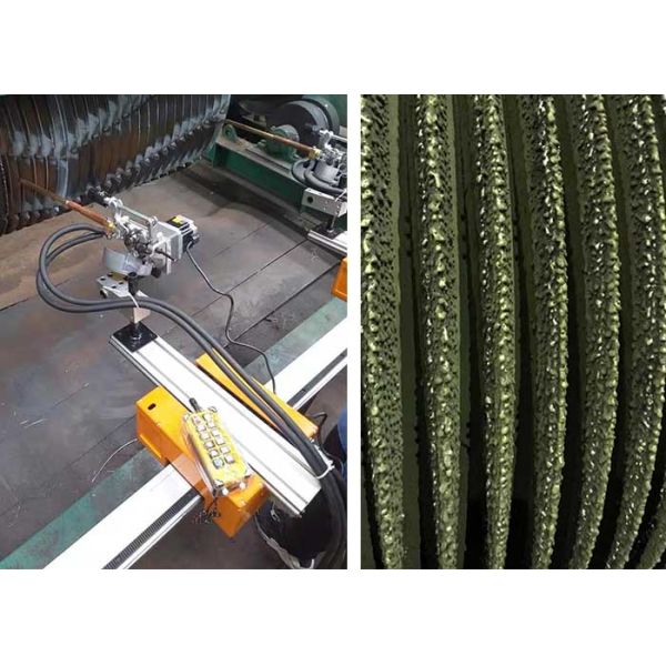 2000mm Length Sugar Milling Roller Hardfacing Overlay Welding Machine