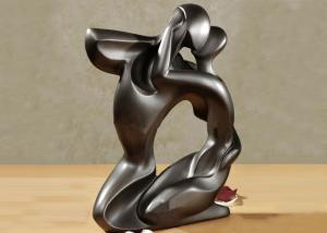 Best Abstract Bronze Statue Kissing Love Couple Thermal Coloring Coating wholesale
