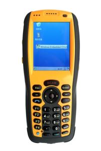 Best yellow mobile pos terminal with window ce OS 6.0 for whole -sale wholesale