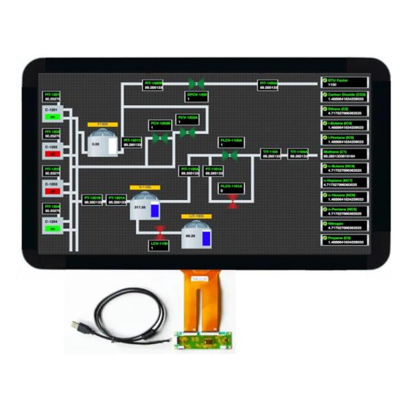 Cheap High Brightness 1000Nits 21.5 Inch IPS TFT LCD Display FHD Resolution with LVDS Interface for sale
