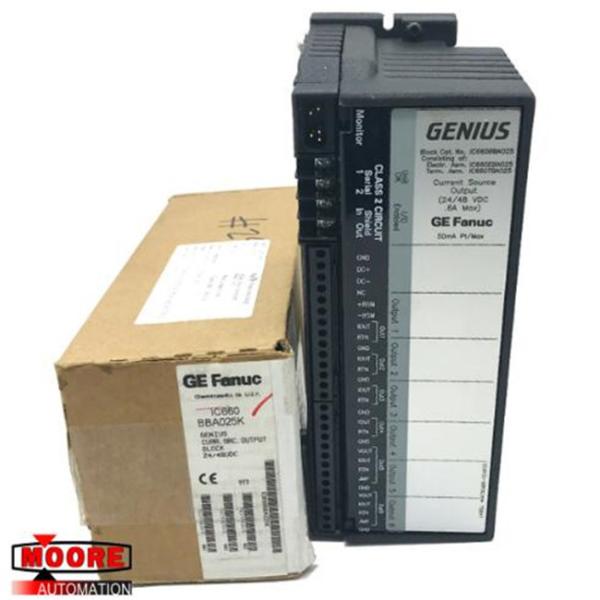 Cheap IC660BBA025   GE   Block 24/48Vdc Analog Current Source 6 Outputs for sale