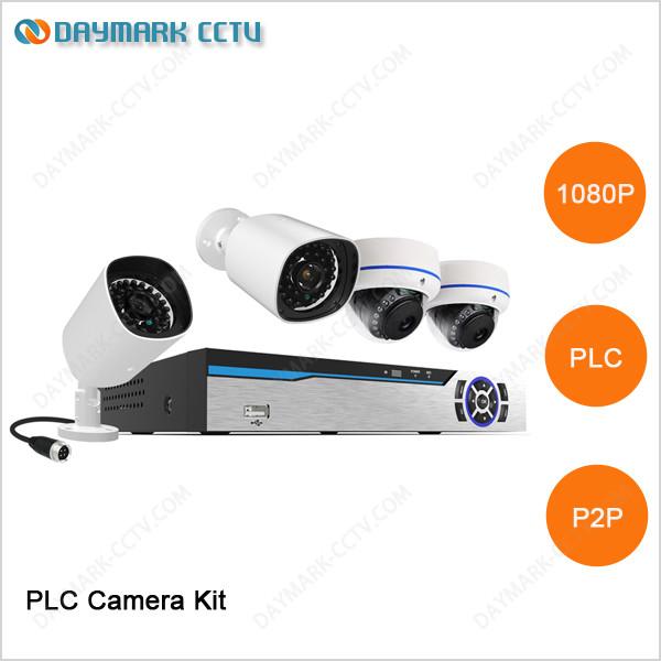 Cheap 2 megapixel power line communication PLC ip cctv camera security system for sale