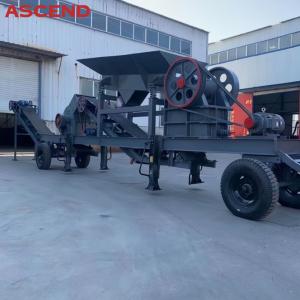 China Electric Motor Mobile Crushing Equipment PE 500x750 Quarry Granite Jaw Crusher For Golding Mining on sale