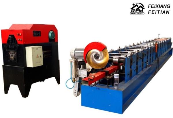 Cheap Automatic Downspout Roll Forming Machine 15 m/min Speed Gutter Making Machine for sale