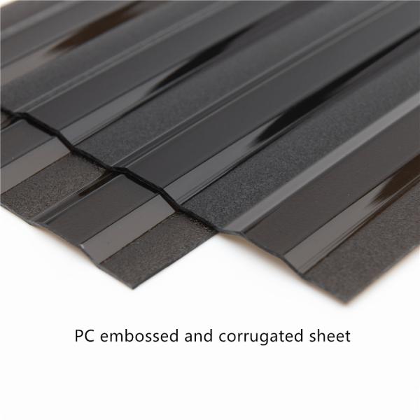 Cheap 2.2mm  Polycarbonate Embossed Sheet 4x12 4x8 for sale