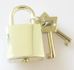 Zinc Alloy Square Stationery Lock