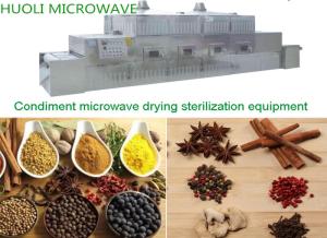 Industrial Tunnel Type Microwave Spices Dryer and Dehydrator Machine/Spices Sterilizing Machine