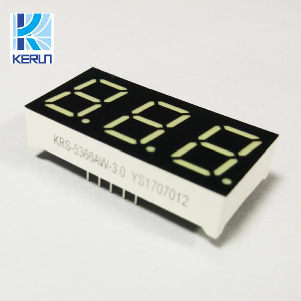 Cheap 14.2mm 3 Digit 7 Segment LED Displays for sale