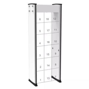 User-Friendly Control Panel Walk Through Metal Detector with Standby Alarm and Interference Indicators