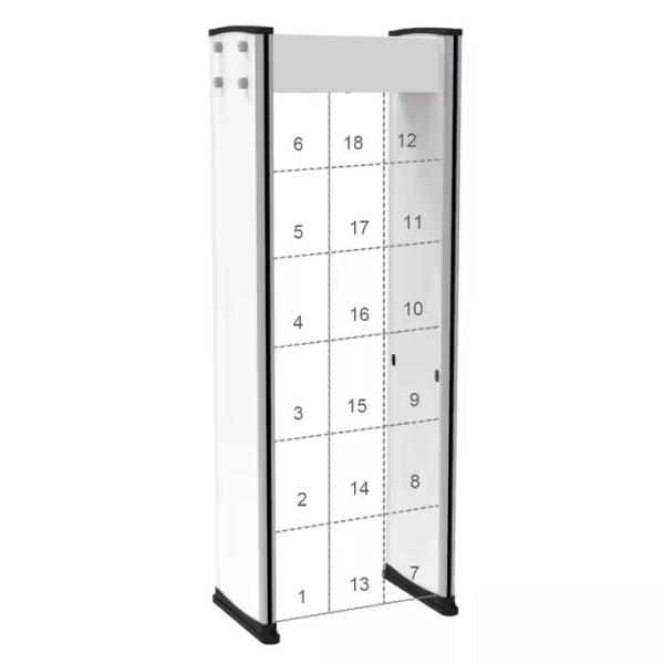 Cheap User-Friendly Control Panel Walk Through Metal Detector with Standby Alarm and Interference Indicators for sale