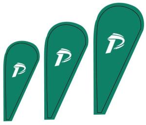 China Double Sided Printed Teardrop Banners For Events on sale