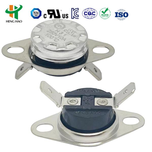 Cheap TUV Temperature Controlled Switch , KSD301 Temperature Controller Thermal Fuse for sale