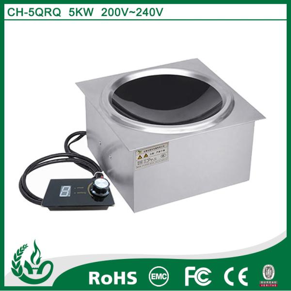 Cheap Built in wok induction cooker 3500W for sale