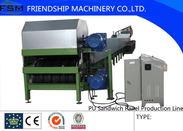 Cheap New Type PU Sandwich Panel Production Line With Automatically Cutting System for sale