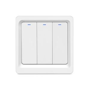 Best Glomarket Tuya WiFi Zigbee Smart Light Switch Push Button Wall Switch 1/2/3 Gang Work with Alexa Google Home wholesale