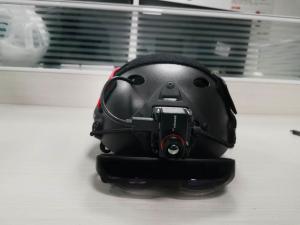 China Intelligent interactive helmet Temperature measuring instrument Infrared Temperature Measuring Helmet on sale