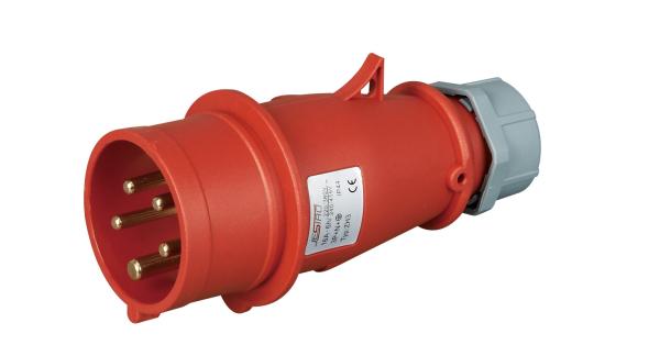 Cheap Easy Installation Industrial Plug Sockets Screwless Red Color Body for sale