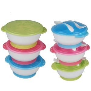 China Multi Color Toddler Tableware Sets High Temperature Proof Rounded Smooth on sale
