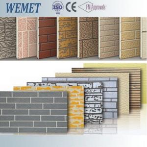 Best 16mm thickness metal facade polyurethane foam decorative exterior wall panel customized wholesale