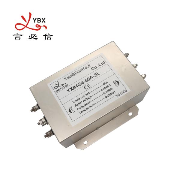 Cheap AC Three Phase Filter 50/60Hz High Performance Input Power EMI Filter For Motor Drive for sale