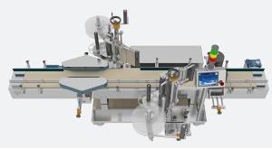 1500BPH Big Drum Automatic Sticker Labeling Machine Intelligent Self Adhesive