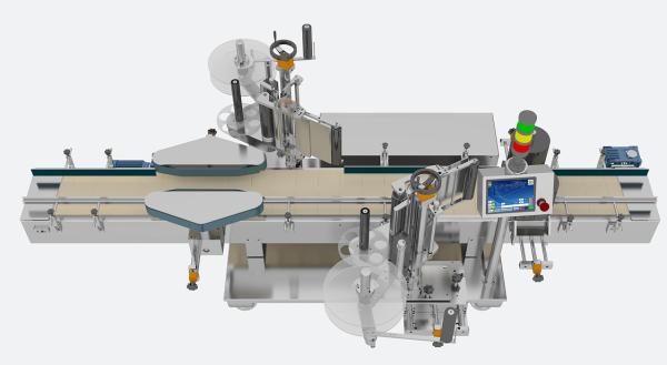 Cheap 1500BPH Big Drum Automatic Sticker Labeling Machine Intelligent Self Adhesive for sale