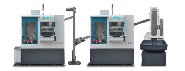 Cheap DKCK-M5 Automatic CNC lathe, CNC machining line, Siemens CNC system, slant body, power spindle head for sale
