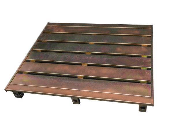 Cheap Powder Coating Heavy Duty Metal Pallets Durable 2 / 4 Way Access for sale