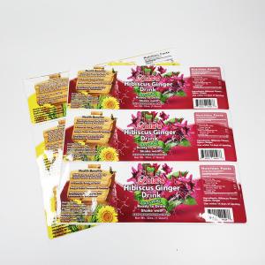 China Pantone Food Package Sticker BOPP Film PMS Printing Adhesive Labels on sale