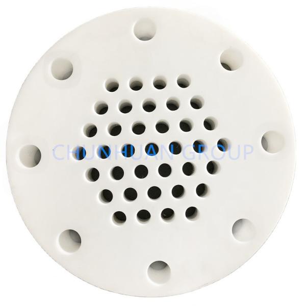 Cheap White Customized 2.2g/Cm3 SiO2 PTFE Molded Sheet With Hole for sale